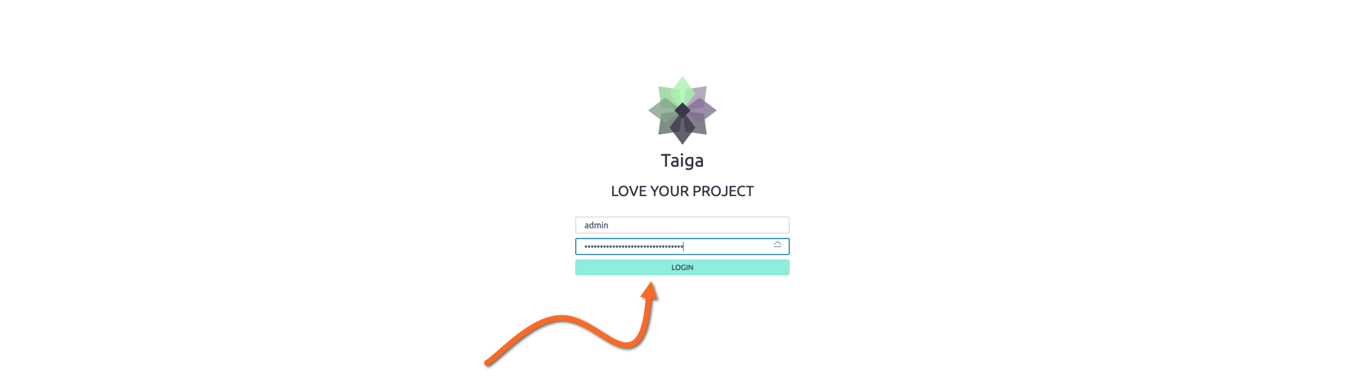 Login to Taiga
